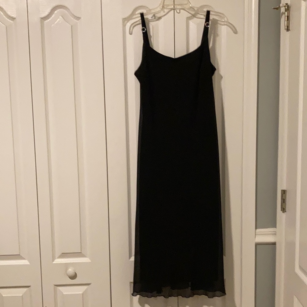 Black cocktail dress size 10 from Dress Barn.